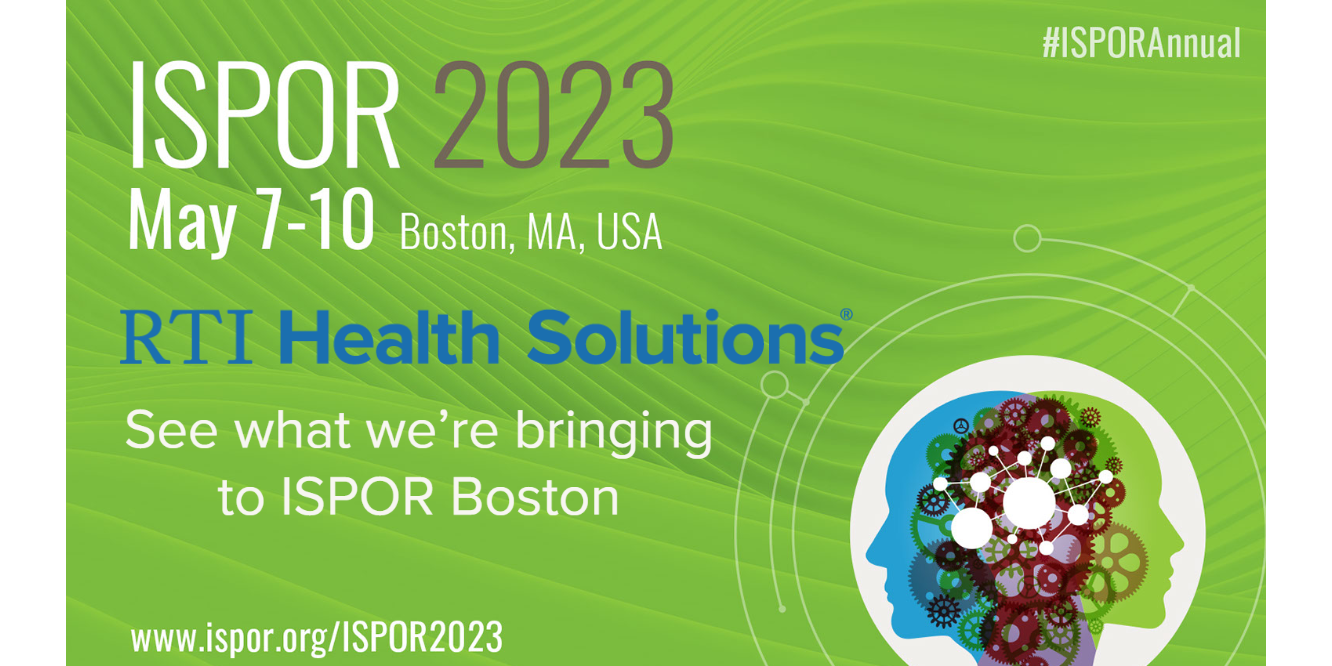 ISPOR Annual 2023 RTI Health Solutions