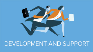 development and support icon