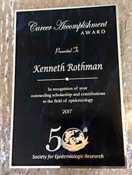 Career Accomplishment Award by the Society for Epidemiologic Research (SER)