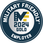 Military Friendly Gold Award Badge