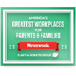 Award for Greatest Workplaces for Parents and Families